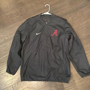 Nike University of Alabama windbreaker, lightweight, large, NWOT, dark gray